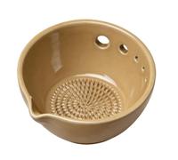 Garlic Grater Bowl - Handmade Resin Eagle Beak Design, Vegetable Peeler Grinding Tool, Smooth, Easy Clean Construction | Ginger Fruit Kale Chard Collard Greens Thyme Basil Accessories