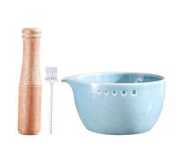 Garlic Grater Bowl | Kitchen Food Grinder Tool, Garlic Grinding Bowl For Food Prep Chocolate Cheese Potato Citrus Sauces Camping Dormitory Home Daily Meal Women Men Use, Handy Piece