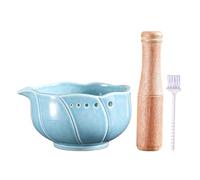 Garlic Grater Bowl - Manual Kitchen Utensil for Easy Garlic, Ginger, and Flavorings Grating, Ideal for Home Cooks, Cooking Enthusiasts, Women, Daily Meal Preparation, Sauces, 5.31x5.31x2.76 inches