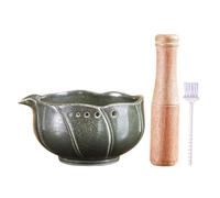 Garlic Grater Bowl - Manual Kitchen Utensils | Ginger Grating Bowl | Chocolate Grinder Bowl for Home Cooks Cooking Enthusiasts Women Daily Meal Sauces Marinades Dressings RV Dorm
