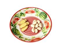 Garlic Grater Dish Garlic Grater Plate Fruit Céramique Grinder Bowl