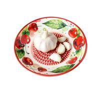 Garlic Grater Dish Garlic Grater Plate Fruit Céramique Grinder Bowl
