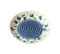 Garlic Grater Plate - Ceramic Grinding Dish | Ginger & Fruit Grater