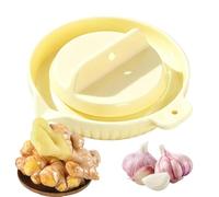 Garlic Grater Plate - Manual Handheld Rotating Embossed Design Garlic & Ginger Graters, Multi-Purpose Vegetable Grater Tool for Sauce, Cheese, Lemon, Chocolate and Kitchen Food Preparation