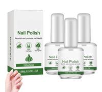 Garlic Nail Polish for Strengthening Brittle Damaged Nails,Garlic Nail Strengthener,durcisseur ongles extra fort,vernis durcisseur ongle, Hydration,Pour Ongles Mous Et Cassants, 15ml，3PC