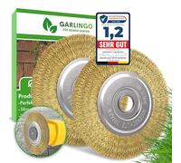 Garlingo Lot de 2 brosses à joints | Compatible avec Gloria Multibrush et autres brosses métalliques | Largeur 10 mm | Accessoires Weedbrush Brosse de rechange