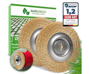 GARLINGO Lot de 2 brosses à Joints compatibles avec Einhell BG-EG 1410 GC-EG 1410 GC-CC 18 Li | 10 mm de Largeur | Brosse de Rechange pour Joints