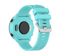 Garmcool 20mm Bracelets Compatible avec Garmin Forerunner 55/Venu/Venu 2 Plus/Venu sq/Venu Sq Music/Venu sq 2/Venu sq 2 Music Bracelet Vert d'eau Hommes Femmes Silicone
