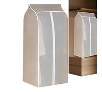 Garment Bags, Suit Organizer, 19.69 X 39.37 X 47.24 Inches, Clear Dress Protector, Clothes Storage Holder Bags Set for Home, Wardrobe, Apartment, Closet, Bedroom, Laundry Room, Travel, Dorm, Clothing
