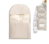 Garment Compression Storage Bag, Zippered Clothing Organizer, Space-Saving Pouch, Expandable Storage Bag with Reinforced Handle, Tear-Resistant Nylon Fabric, Under-Bed and Closet for Bedding