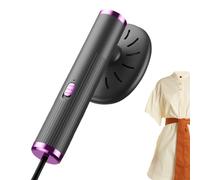 Garment Steamer - Papaçon à main pour les vêtements | Machine de fer portable à double mode pour robes Shirts rideaux | Fer à vapeur léger durable pour la maison, collège, dortoir, placard, voyages, v