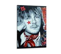 GARMERS Impression sur toile portrait Renaud Renaud Sechan pour la maison, le bureau, etc. Décoration murale 40 x 60 cm