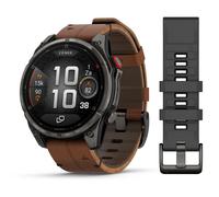 Garmin - 010-03198-40 - Montre connectée - Fenix ??8 Pro 47 mm - Bracelet en cuir marron