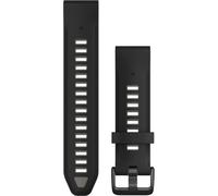 Garmin 010-13391-00 Bracelet silicone Quickfit 20 mm noir/gris silex