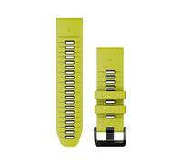 Garmin Bracelet de montre QuickFit 26 mm Silicone Jaune Electric Lime/Graphite epix PRO