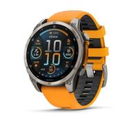 Garmin Amoled Fenix Montre Intelligente Fenix 8-47 mm | Jusqu'à 29 Jours d'autonomie | La Montre Intelligente Ultime avec Lampe de Poche LED intégrée, Surveillance de la santé