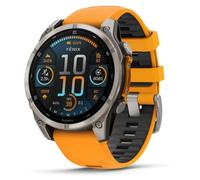 Garmin Montre cardio-GPS Fenix 8 AMOLED Sapphire Titane 47 mm TU Orange