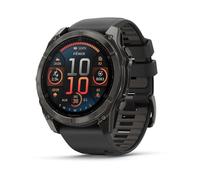 GARMIN Fenix 8 Amoled 51mm Sapphire Titane - Mixte - Noir - taille Unique- modèle 2025