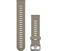 Garmin bracelet à changement rapide 20mm silicone grès/argent