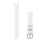 Garmin Bracelet Accessoire pour Montre connectée GPS Lily - Cuir Italien Blanc
