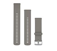 Garmin Bracelet Quick-Release 22 mm Silicone Gris/Argenté