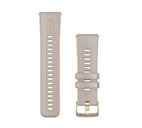 Garmin – Bracelet de montre Venu X1 – Quick Release 24 mm – Silicone – Lin/soft Gold