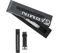 Garmin - Bracelet de Montre Quick Fit 20mm - Nylon Tissé Noir Chiné Boucle Noir