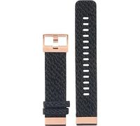 Garmin - Bracelet de montre Quick Fit 20mm - Nylon tissé Noir chiné boucle Rosegold