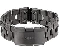 Garmin - Bracelet de montre Quick Fit 22mm - Maillons de Titane avec revêtement en Carbone amorphe Gris Carbone