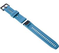 Garmin - Bracelet de montre Quick Fit 22mm - Silicone Bleu lac boucle Noir