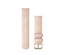 Garmin - Bracelet de Montre Quick Release 20mm - Nylon tissé Rose poudré Boucle LightGold