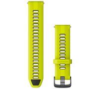 Garmin - Bracelet de rechange - Bracelet Forerunner 22mm Silicone Jaune/Noir en Silicone Jaune