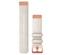 Garmin - Bracelet de rechange - Bracelet Quickfit 20 Nylon Chiné crème en Nylon - Blanc Blanc