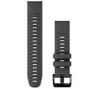 Garmin - Bracelet de rechange - Bracelet QuickFit 22mm Silicone Graphite en Silicone - Gris Gris