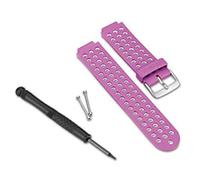 Garmin - Bracelet de Rechange pour Montres Forerunner 220 - Blanc/Violet