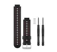 Garmin Bracelet de remplacement Forerunner 235 Silicone Noir/Rouge Marsala