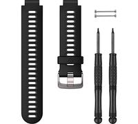 Garmin Bracelet de remplacement Forerunner 735XT Silicone Noir/Gris