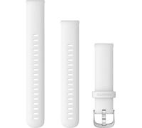 Garmin bracelet de remplacement silicone 18mm blanc/argent boucle