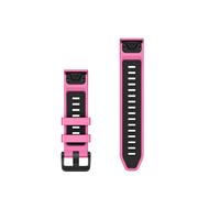 Garmin Bracelet de montre Quickfit 20 – Silicone 3 pièces pour plongée – Rose Pink Aurora