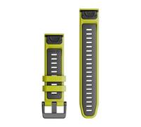 Garmin Bracelet QuickFit® 22 mm silicone Vert Jaune Electric Lime / Graphite