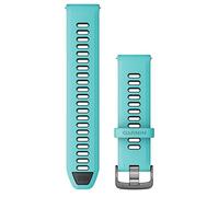 Garmin Quick Release Forerunner 22 Mm Strap Argenté Turquoise / Black