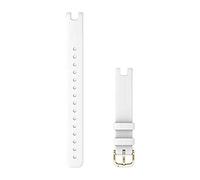Garmin Bracelet pour montre connectée GPS Lily - Blanc - Cuir italien - Taille L