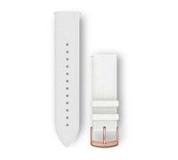 Garmin Bracelet Quick Release/ 20mm/ Cuir Italien/ Blanc Blanc
