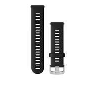 Garmin Bracelet Quick Release/ 22mm/ Silicone/ Noir avec fermoir Silver
