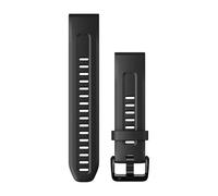 Garmin Bracelet QuickFit® en silicone Connexion Garmin QuickFit® 20 mm Noir Noir