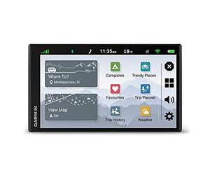 Garmin Campervan - GPS pour Mini Vans avec écran Couleur de 6,65" - Spécial Road Trips - Carte Europe entière 46 Pays Noir