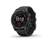 Garmin epix Pro (Gen 2), 47 mm, Montre Intelligente Haute Performance, Technologie d'entraînement avancée, Lampe de Poche intégrée, Gris Ardoise avec Bracelet Noir