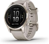 Garmin epix Pro (Gen 2) Sapphire Edition, 42mm, High Performance Smartwatch, Advanced Training Technology, Built-in Flashlight, Light Sand