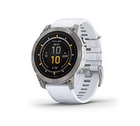 Garmin epix Pro (Gen 2) Sapphire Edition, 47 mm, Montre Intelligente Haute Performance, Technologie d'entraînement avancée, Lampe de Poche intégrée, Pierre Blanche