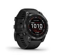Garmin Epix™ Pro - Montre GPS Multisports connectée avec écran Amoled - Gray avec Bracelet Noir - Boîtier 47 mm